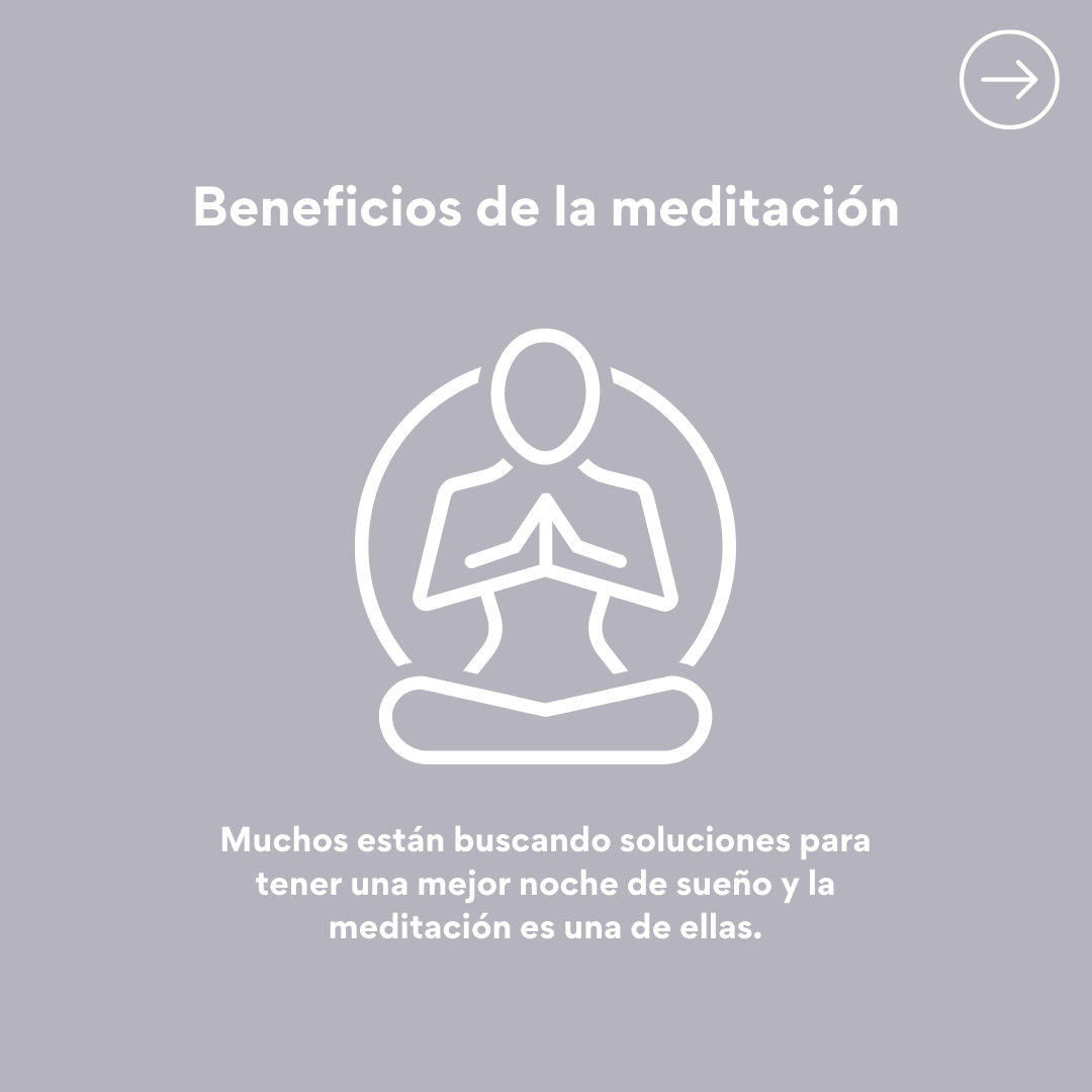 Meditación y sus beneficios en el sueño.
